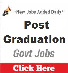 PG pass govt jobs 2023
